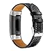 Aottom Correa Compatible con Fitbit Charge 4 Fitbit Charge 3,Cuero Correa,Ajustable Correas de Recambio Fitbit Charge 4,Pulsera Band de Actividad Física con Conectores de Metal para Fit bit Charge 3/4