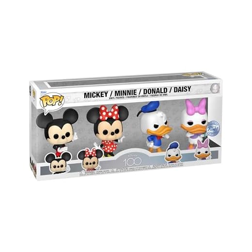 Funko Pop! Disney: Disney Classics 4PK - Daisy Duck - Figura de Vinilo Coleccionable - Idea de Regalo - Mercancia Oficial - Juguetes para Niños y Adultos - Movies Fans - Muñeco para Coleccionistas