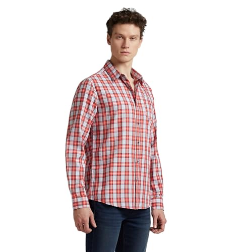 Image of Pepe Jeans Men's Regular Fit Full Sleeve Checkered Cotton Casual Shirt | Check Shirt for Man | Smart & Stylish | Multiple Styles | Mens Casual Shirts