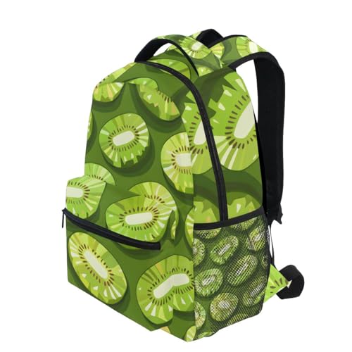 Many Kiwi Fruit Backpack for Women Mens Girls Boys Teens, School Backpacks Students Laptop Bookbag Rucksack Casual Daypack for Hiking Traveling Camping Work3