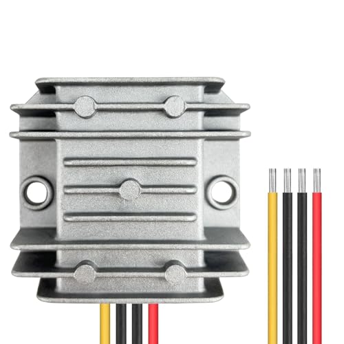 Convertidor Reductor DC 36V 48V a 12V 10A 120W IP68 Impermeable Transformador 20-60V a 12V Convertidor de Voltaje de Coche Regulador de Tensión Buck Converter Módulo Fuente Alimentación