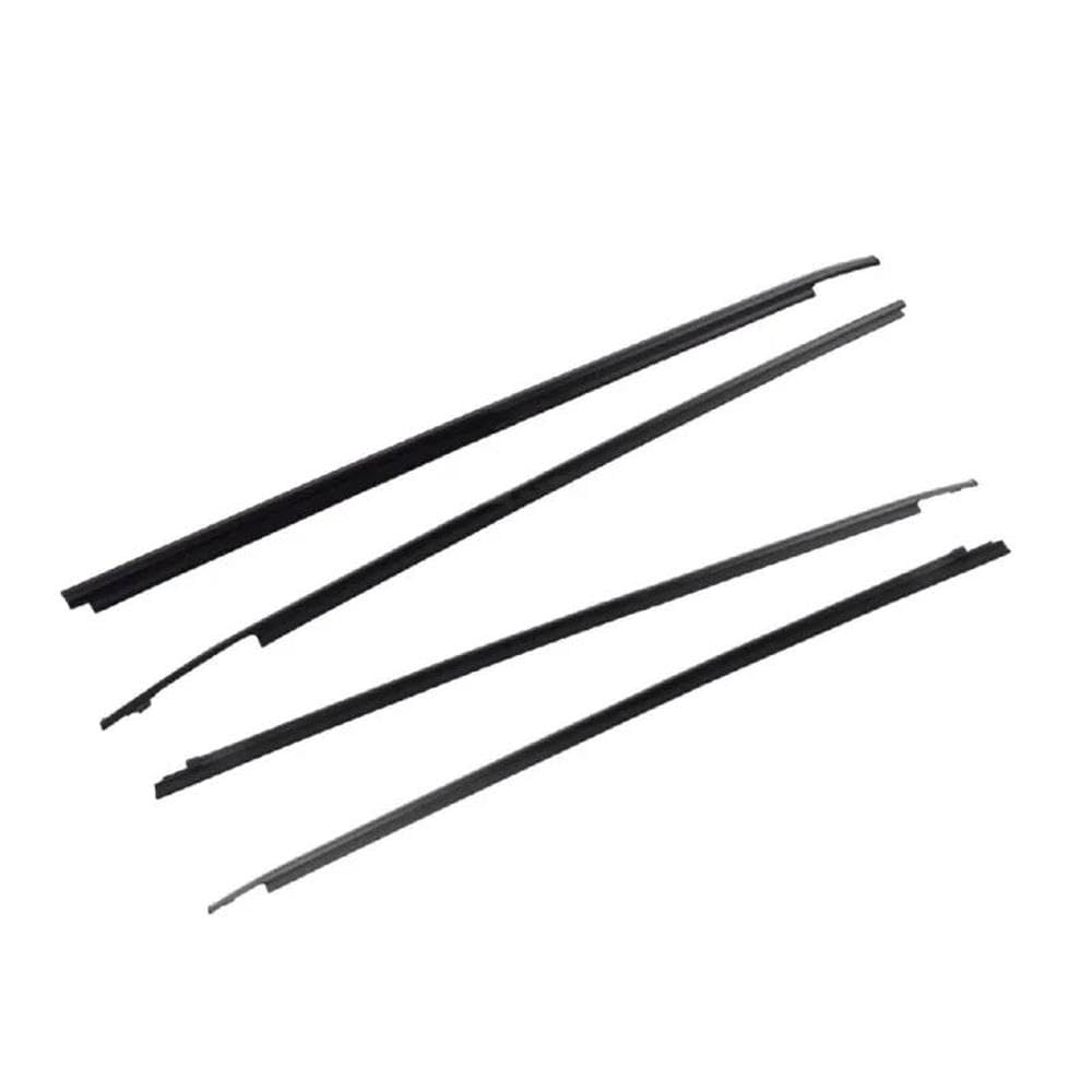Bgdolpbu One Color Spare Parts 4Pcs Car Door Window Glass Sealing Weather Strip For Toyota Sequoia 2008-2020
