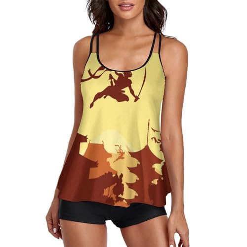 Short de garçon et tankini maillot de bain femme pour masquer les rondeurs avec style