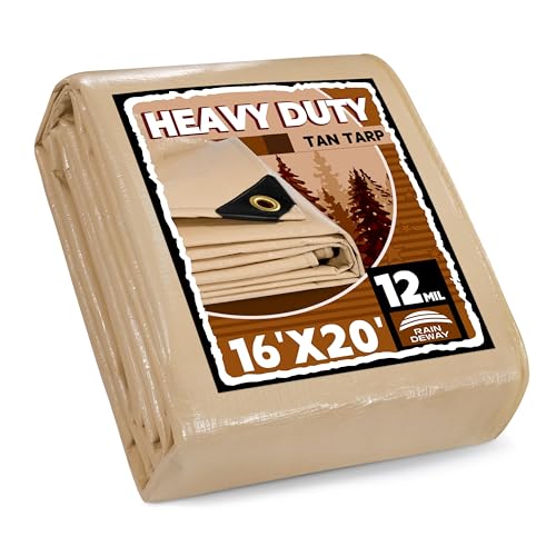 RAINDEWAY 16x20 Feet Heavy Duty Tarp
