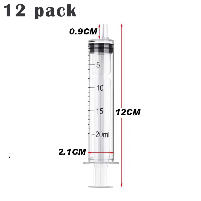 Set 10 Siringhe Dosatrici Senza Ago – 1ml 3ml 5ml 10ml 20ml – Per Alimentazione Animali, Irrigazione Piante E Laboratorio