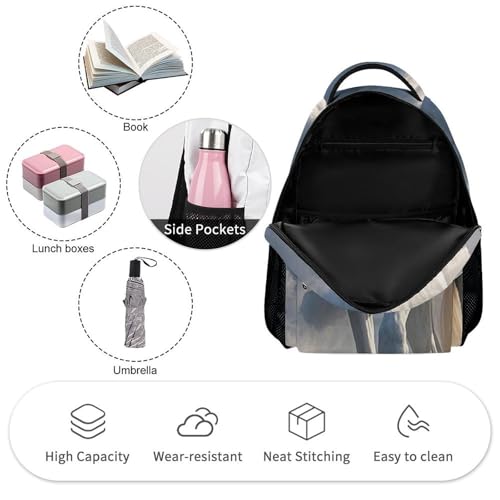 The Galloping Horse Is Galloping Backpack for Men Women, Durable Small Backpack Casual Lightweight Daypack for Travel Bag3