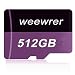 Produktbild Micro SD-Karte 512 GB High Speed Class 10 Micro SDXC-Karte mit Adapter