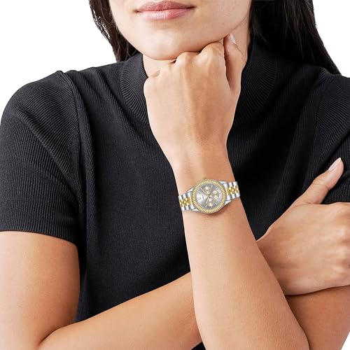 Image of TIMEX Analog Watch for Unisex with Silver-Tone Round Dial & Multicolor Stainless Steel Bracelet Band Water Resistant Unisex Wrist Watches - TW0PRE001