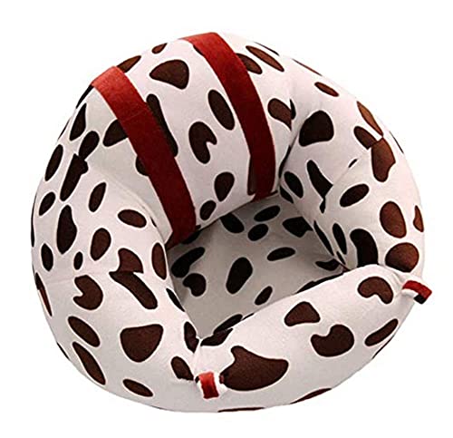 ベビーソファー ソフトチェア ふわふわ ぬいぐるみ椅子 ベビーソファー お座り練習 ベビーチェア ソフトチェア ふわふわ ぬいぐるみ ソファ 枕 首座り ローチェア 安全 安定感 可愛い ヒョウ柄 男女兼用 (パープル) (牛の色)