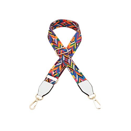 Umily Ajustable Universal Correa de Hombro Cinturón Bolsa Accesorios Bolso De Hombro Del Cinturón Recambio Desmontables Para Mujeres 85cm-135cm(Blanco)