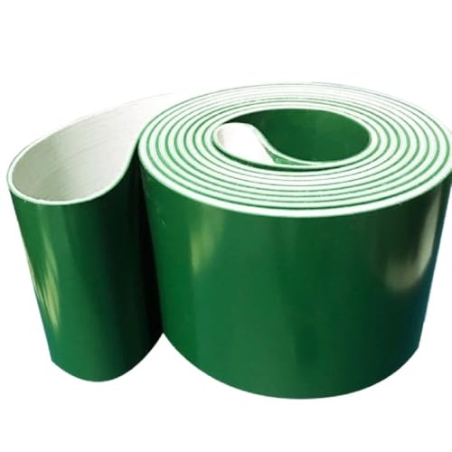 GUTUYEHKEA Cinta transportadora de PVC Verde 900 x 250 1 mm