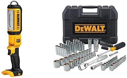 DEWALT DCL050 20V Max LED Hand Held Area Light and DWMT81531 84Pc Mechanics Tool Set