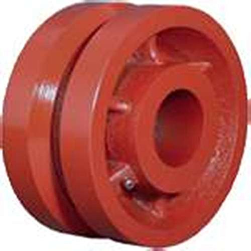 6" x 2.5" Ductile Iron V-Groove Wheel, 2-3/4" Hub, 3500 lbs Capacity (6DVD625S)