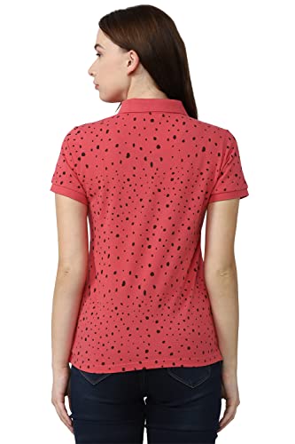 Image of Van Heusen Women's Cotton Regular Fit Polo T-Shirt