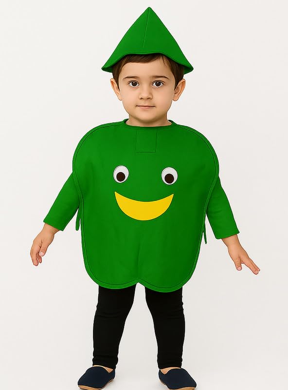 Image of FancyDressWale Fruit & Vegetable Fancy Dress Costume for Kids | Free Size 2-10 Years | School Fancy Dress, Stage Shows, Theme Parties