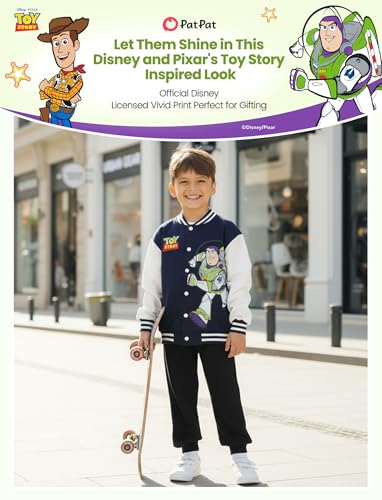 Image of Disney Marvel Bomber Jacket Spider Man Toy Story Cars Varsity Cardigan2-13Y | Officially Licensed Snap Button Coat,Fall Star Wars Graphic Cloth Top,Hulk Venom Stitch Mickey Lightning Mcqueen Kids Apparel