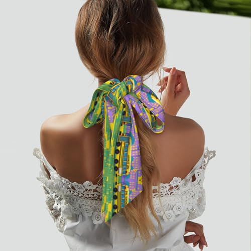 School Bus Print Stylish Women's Fashion Scarf Travel and Style Accessorizing Lightweight Scarf4