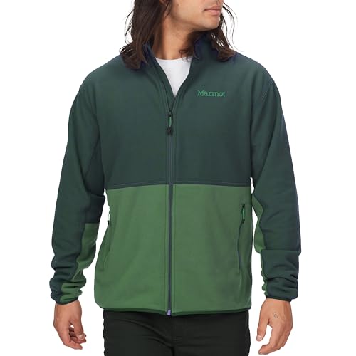Image of MARMOT Men's Rocklin Full-Zip Jacket - Classic, Warm, Lightweight 100-Weight Fleece Layer
