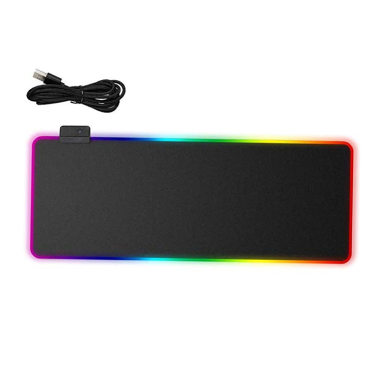  Tofficu Tapis De Souris RGB Lumineux Étanche Antidérapant Gaming Professionnel pour PC et Clavier  
| Tapis De Souris É