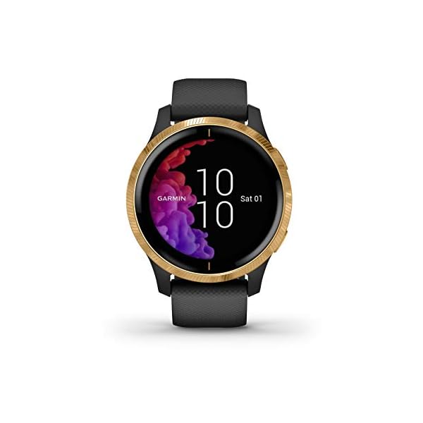Garmin Venu GPS Fitness-Smartwatch Schwarz/Gold 010-02173-32 – Bild 3