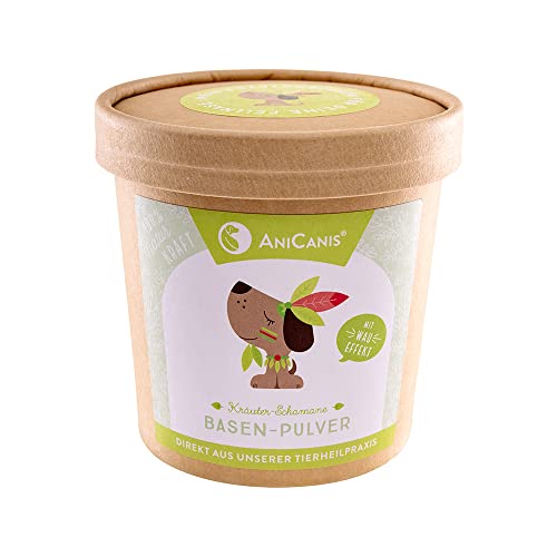 AniCanis Basenpulver für Hunde & Katzen - basisches Ergänzungsfutter Säure Basen Haushalt - Futterzusatz Nahrungsergänzung - 300g