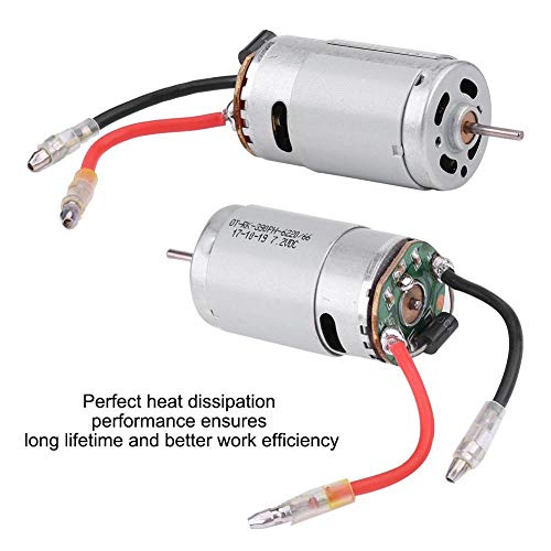 Tbest RC Brushed Motor, Metal Electric Motor Accessory for 1/16, 1/18
