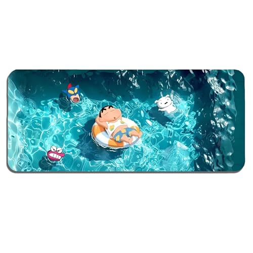 Image of XL Extended Gaming Anime Mouse Pad | XXL Large Desk Mat 60x30cm for Laptop & PC | Non-Slip Rubber Base, Waterproof, Durable & Smooth Surface | Office, Gaming & Study
