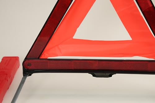 VZL Warndreieck für Auto & KFZ - Pannenset – TÜV-geprüft, StVZO-konform – Schneller Aufbau, Leicht und Effektiv Unfall-Pannenhilfe Gadget für maximale Sicherheit im Straßenverkehr