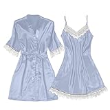 Womens Clothes Clearance Onesie Pajamas for Women Shorts Lace Trim Spaghetti Straps Silk Satin Sleepwear Sexy Cozy Soft Ladies Loungewear 2025 Women's Pajama Sets