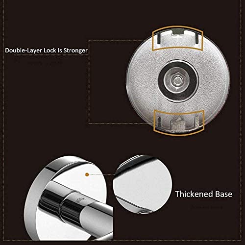 Porte-serviettes double pour salle de bain moderne et épurée