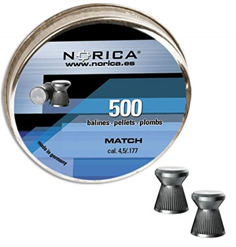 500 Pallini Norica 4 5 4.5 45 Mm Piombini Per Pistola Carabina Aria Compressa Gas Co2 Pallini