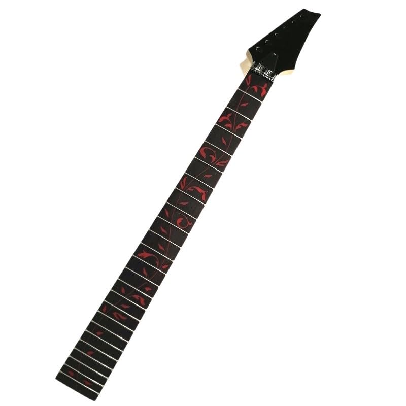 Manche guitare electrique rouge resoudre les problemes de desaccordage avec le sillet a blocage