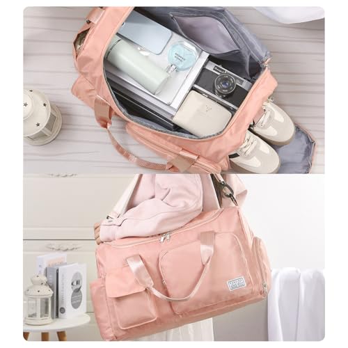 Personalized Duffle Bag for Travel Custom Name Weekend Bag Waterproof Carry On Travel Duffel Bag for Men Women Travel Essentials Weekender Gym Sport Overnight Bag Hospital Bag for Women Labor Delivery4