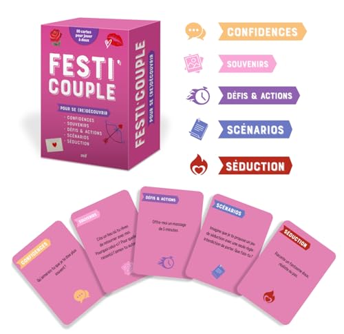Festi'Couple - Pour se (re)découvrir: 80 cartes pour jouer à deux