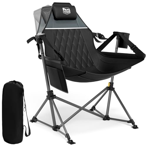 TIMBER RIDGE Hammock Camping Chair, Oversized Swinging Hammock Chair with Adjustable Back and Seat...