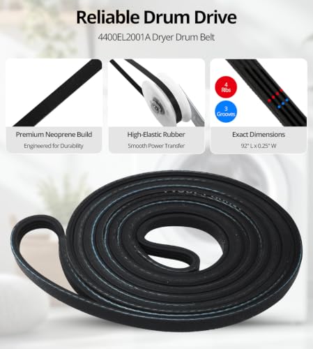 Image of [New] EngPair Dryer Repair Kit for LG Kenmore, Ball-Bearing Pulley & Roller