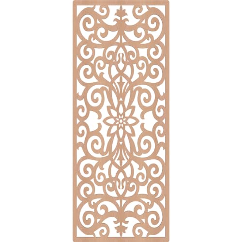 Image of Buel Decorative Pierced Fretwork Wood Wall Panels, 23 3 /8 inchW x 59 3 /8 inchH x 3 /8 inchT, Alder