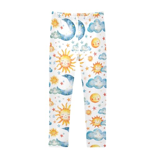 Rabbit The Cloud Girls Leggings Athletic Pants Tights Stretch Bottom