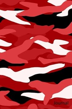 Journal: Red camouflage notebook