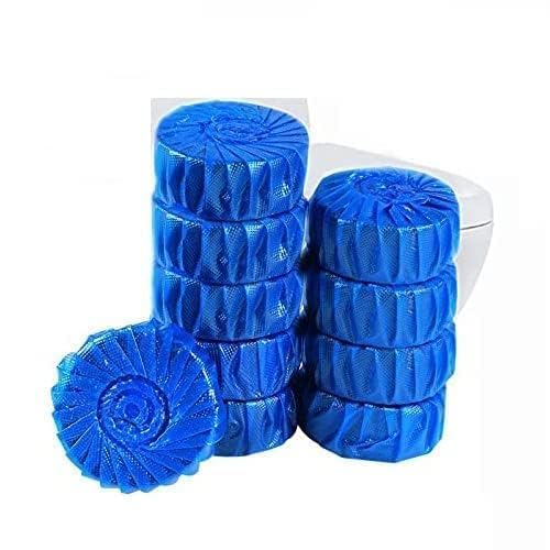 AKSHAR ENTERPRISE Automatic Flush Toilet Bowl Cleaner Tablets, Bathroom Toilet Tank Cleaner, Powerful Cleaning Ball Toilet Blue Deep Clean Bubbles, Mild Lemon Scent Pack of 10 (B0CXMBG248) Amazon Price History, Amazon Price Tracker