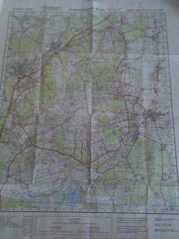 Truppenübungsplatz Bergen Übungsplatzanlagen, Stand XII. 1983