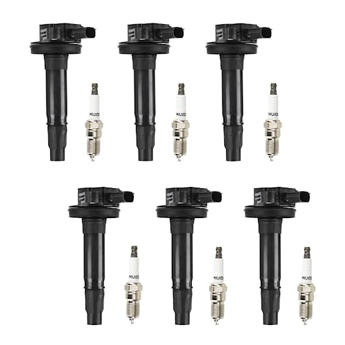 Ignition Coil Pack + Iridium Spark Plugs for Ford Edge ...