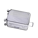 BESTonZON Funda para Maleta Transparente 26 Pulgadas Protección contra Polvo y Arañazos Protector de Equipaje para Viaje Acceso Fácil a Asas y Cinta Autoadhesiva de Alta Adherencia