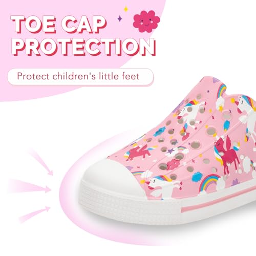 Image of EUXTERPA Toddler Water Shoes Boys Girls Summer Shoes | Kids Sandals Boys Girls Lightweight Slip On Shoes Children Breathable Quick Dry Pool Beach Sneakers