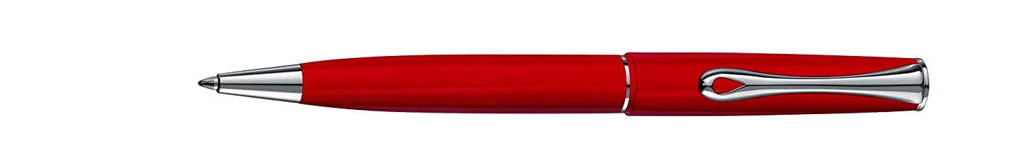 DIPLOMAT - Stylo Bille Esteem - Rouge Laqué Sobre & Rafiiné - Résistant et Confortable - Allure Élégante - Idéale pour Longue Utilisation - Savoir Faire Traditionnel - Garantie 5 Ans - D40601040