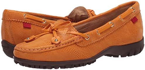 Marc Joseph New York Womens Leather Made in Brazil Cypress Hill Golf Shoe, Cheddar Glaze, 10 | Image 6
