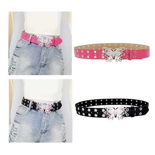 Waist Belt, Buckle Chain Belt For Women Waist Chain Belt Star Chain Belly Chain For Dress Western Grommet Belt Waist Chain2