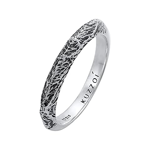 Kuzzoi Herrenring im gehämmerten Design Cover