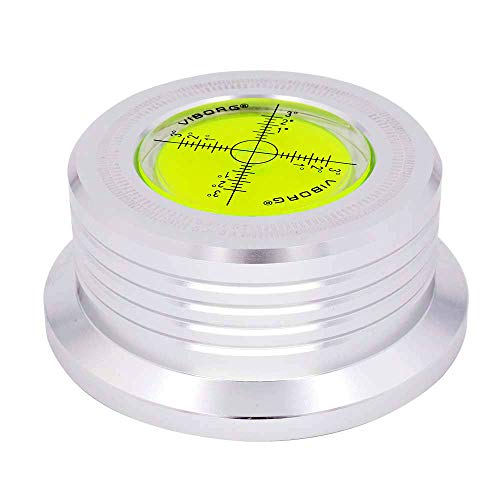 Viborg 50HZ 3 in 1 Record Clamp LP Disc Stabilizer Turntable Silver for Vibration Balanced