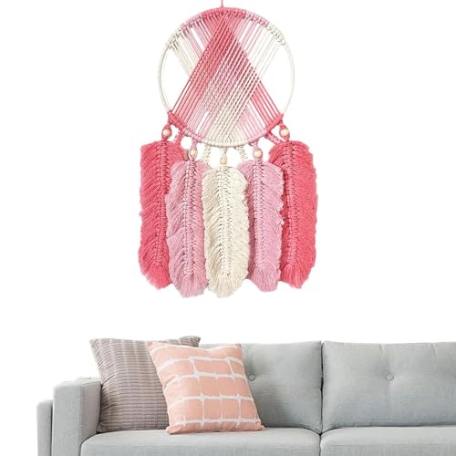 Macrame mural bohème en coton naturel pour infuser sérénité et poésie chez vous